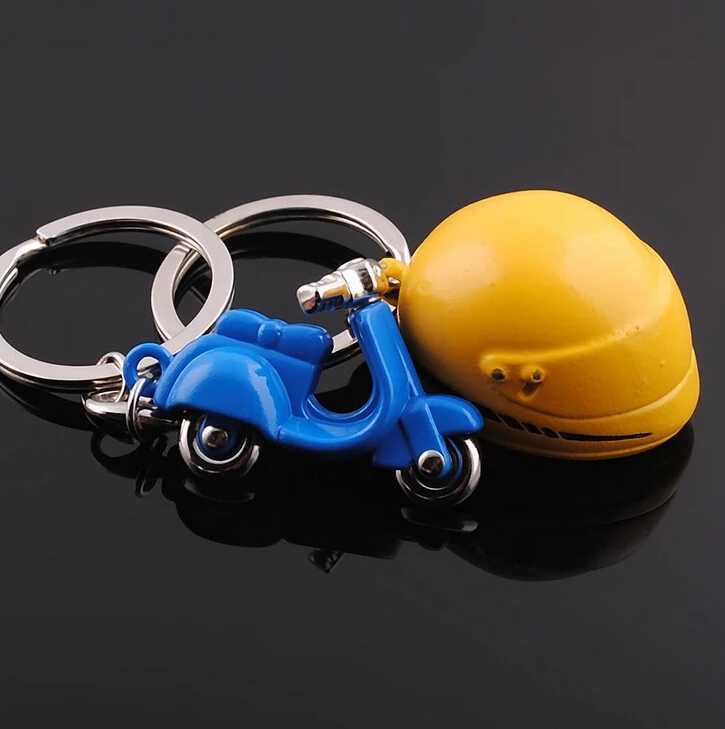 New Design Cool Mini Metal Keychain Car Key Chain Key Ring Motorcycle Chain Mixed Color Pendant For Men Women Gift M250604
