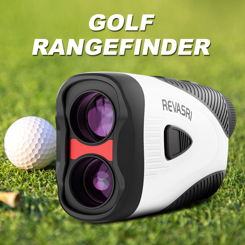 REVASRI Golf Rangefinder with Slope Switch, 1090 Yards Laser Range Finder with Flag Locking Vibration, 6X Magnification Monocular and USB-C Rechargeab