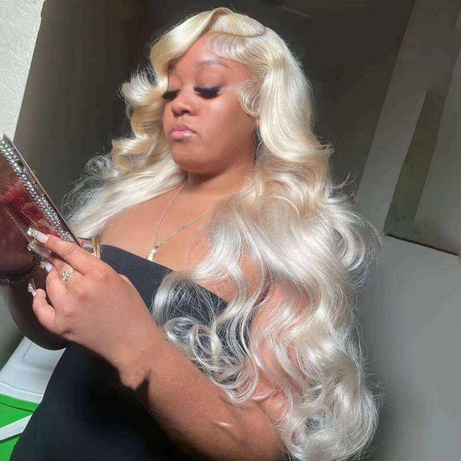 613 13x6 250 Density 30 40 High Inch HD Body Wave Human Hair Front Glueless Wig Blonde 13x4 Lace Frontal Honey Wigs Women