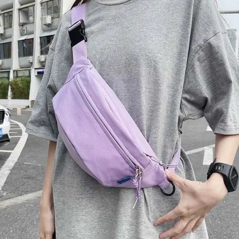 Street Style Waist Bag Hip Pack Woman Nylon Fanny Pack Fashion Shoulder Crossbody Chest Bags Unisex Hip Hop Belt Bag Waist Packs W250604