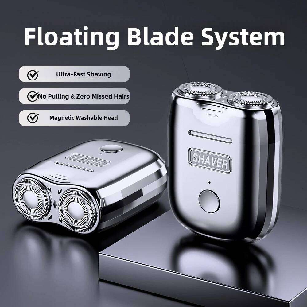 Brilliant Color Dual-Blade 60Day Battery Life Magnetic Mini Shaver Washable Head Ultra Slim Pocket Size For Travel Business Gift