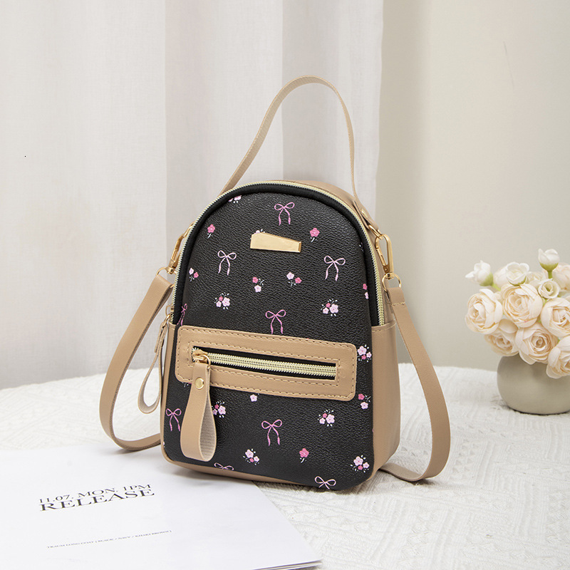 Free Shipping Letterprint Mini Designer Bag Backpack For Women Korean Style Ins Versatile Commuter New 2025 Fashion Travel Mini Small Backpack