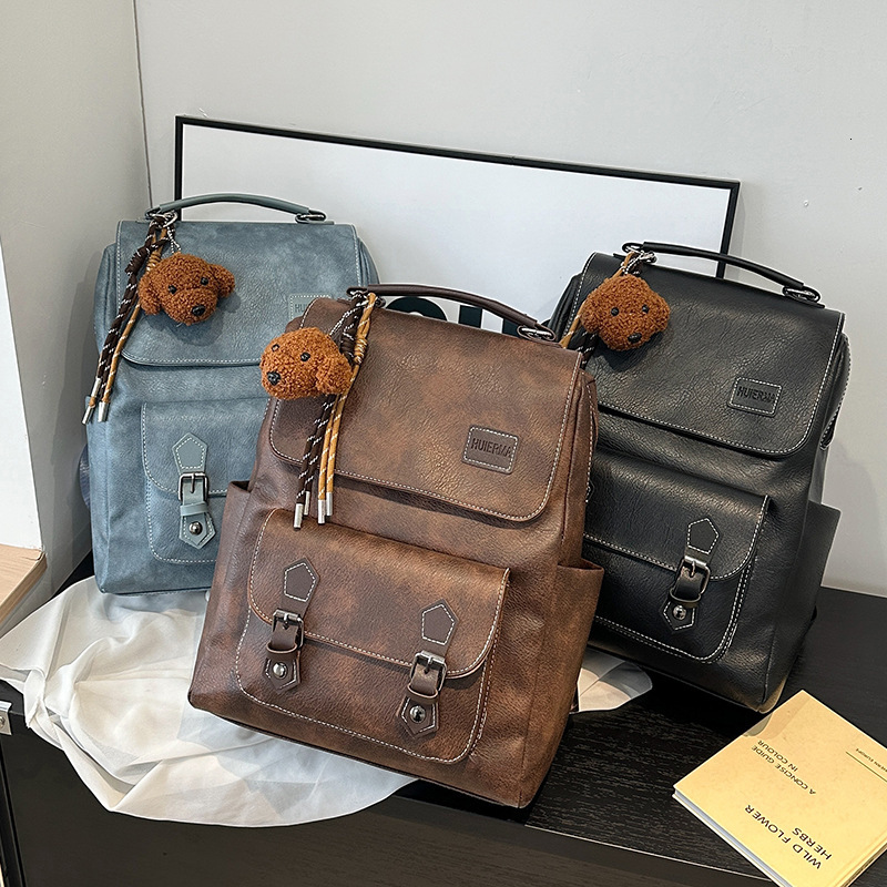 free shipping Designer bag Backpack New Retro British Style outdoors Simple Large Capacity Versatile College Student Bag Fashion Travel Backpack