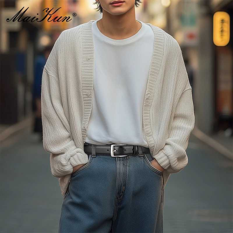 Maikun Fashion Genuine Leather Mens Belt Alloy Pin Buckle Casual Belt Large Size Business Belt For Men W250604