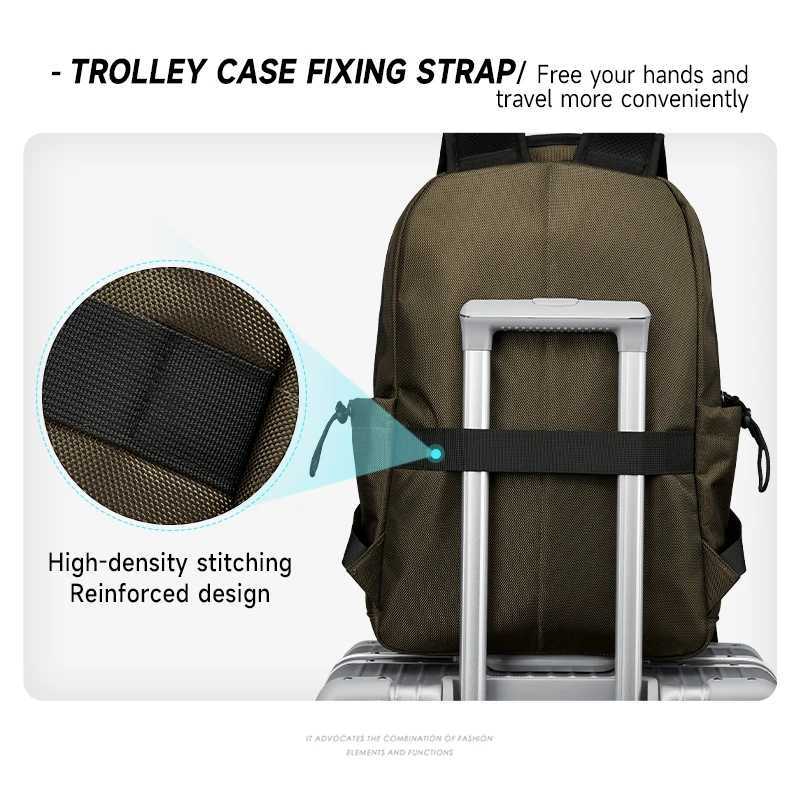 Large Capacity School Backpack Men Travel Backpack Business Expanded Hiking Backpack Laptop Storage Bag Women Waterproof Fashion W250603