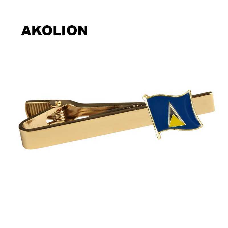 Metal Tie Bar Saudi Arabia Flag Tie Pin Business Tie Clips Top Quality for Men Clothing Accessories W250604