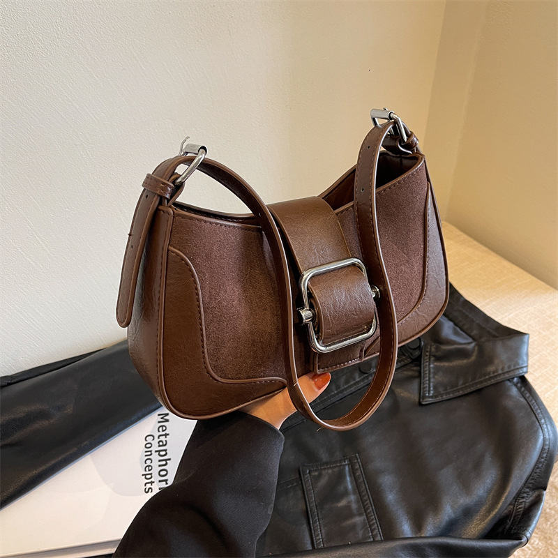 Free Shipping Designer Bag High-quality Underarm Bag Women's 2025 New Retro Fashion Wasteland Style Small Square Bag Commuting Shoulder Bag