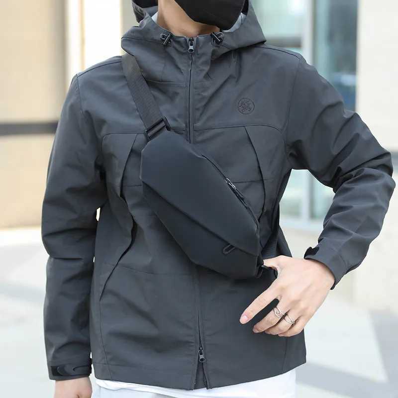 Men Minimalist Outdoor Sports Running Jogging Waist Bag Man Waterproof Fanny Pack Stylish Cross Body Belt Bag Waist Bag for Men W250604