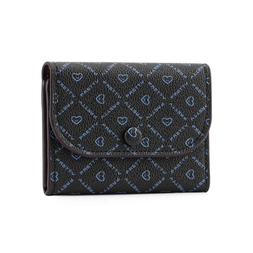 Women's 2025 New Fashion Coin Purse Versatile Letter Heart Flower Print Wallet