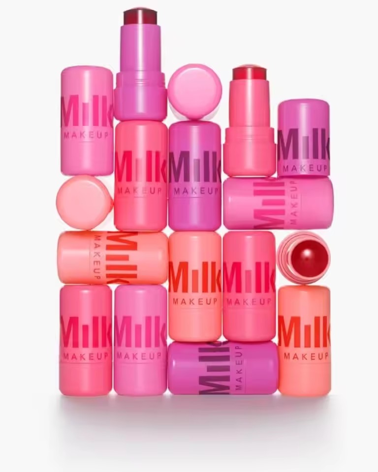 Hot Sale Original Milk Jelly Blush Cooling Water Long Lasting Jelly Tint 3-in-1Lipstick Blush Stick Multi-Use Matte Blush Makeup