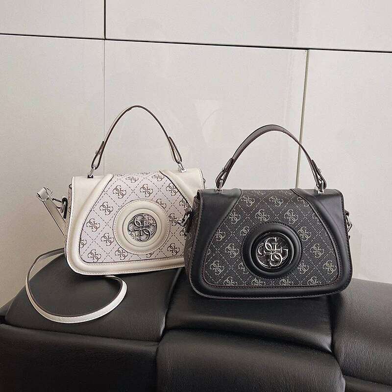 Women's Bags Designer Stylish Vintage Letter Crossbody Bag Elegant Leather Tote Minimalist Designer Handbag For Casual Commuter Women Purse