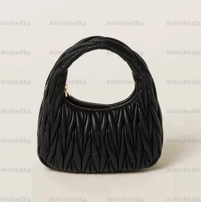 Designer Bag Luxury Bag Shoulder Bag Wallet Crossbody Handbag Tote Ladies Hobo Bag Soft Sheepskin Pleated Bag 2025 Armpit Bag Shoulder Metal Engraved Bag Mini Bag