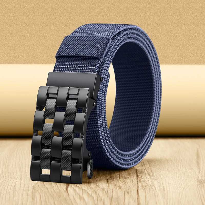 New Mens Automatic Buckle Wear-resistant Durable Belt for Middle-aged And Young Casual Leather Belt Fashionable Business W250604