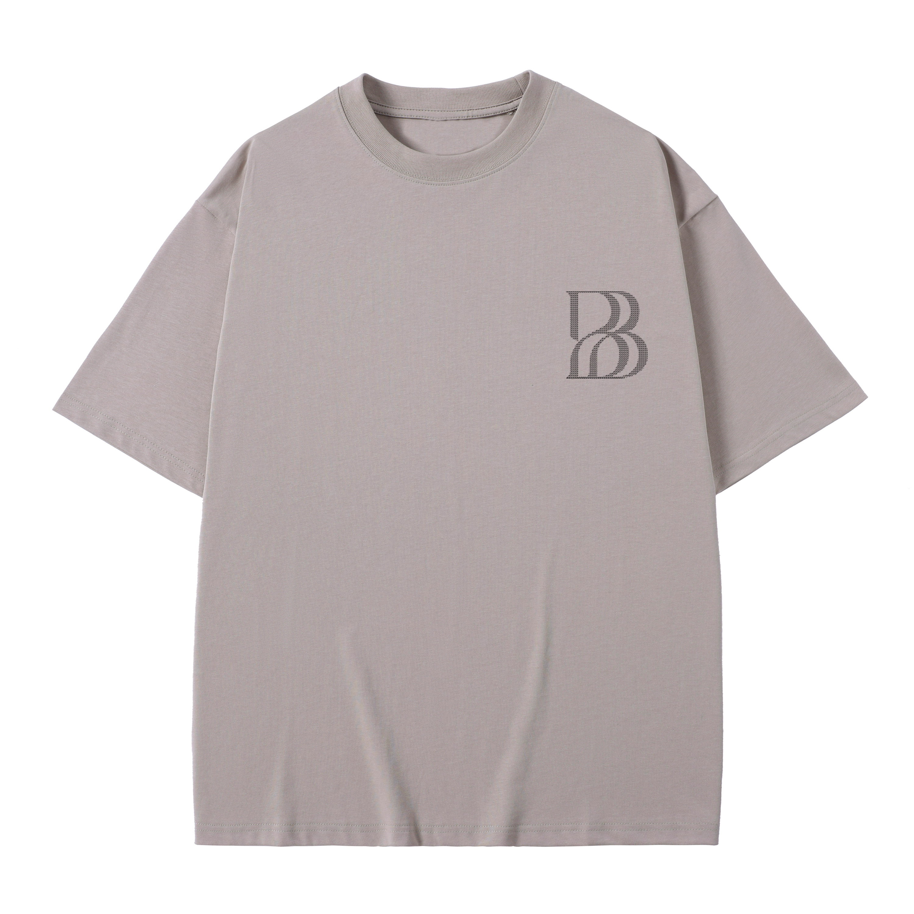 T-shirt men's top designer cotton T-shirt Silver the LOGO short sleeved clothing high-quality fashionable T-shirt BROADTRUE