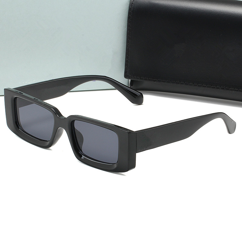 Luxury White Square Sunglasses Womens Mens Rectangle Sunglasses Brand Designer Hip Hop Sun Glasses Ladies Shades Eyewear Uv Protection