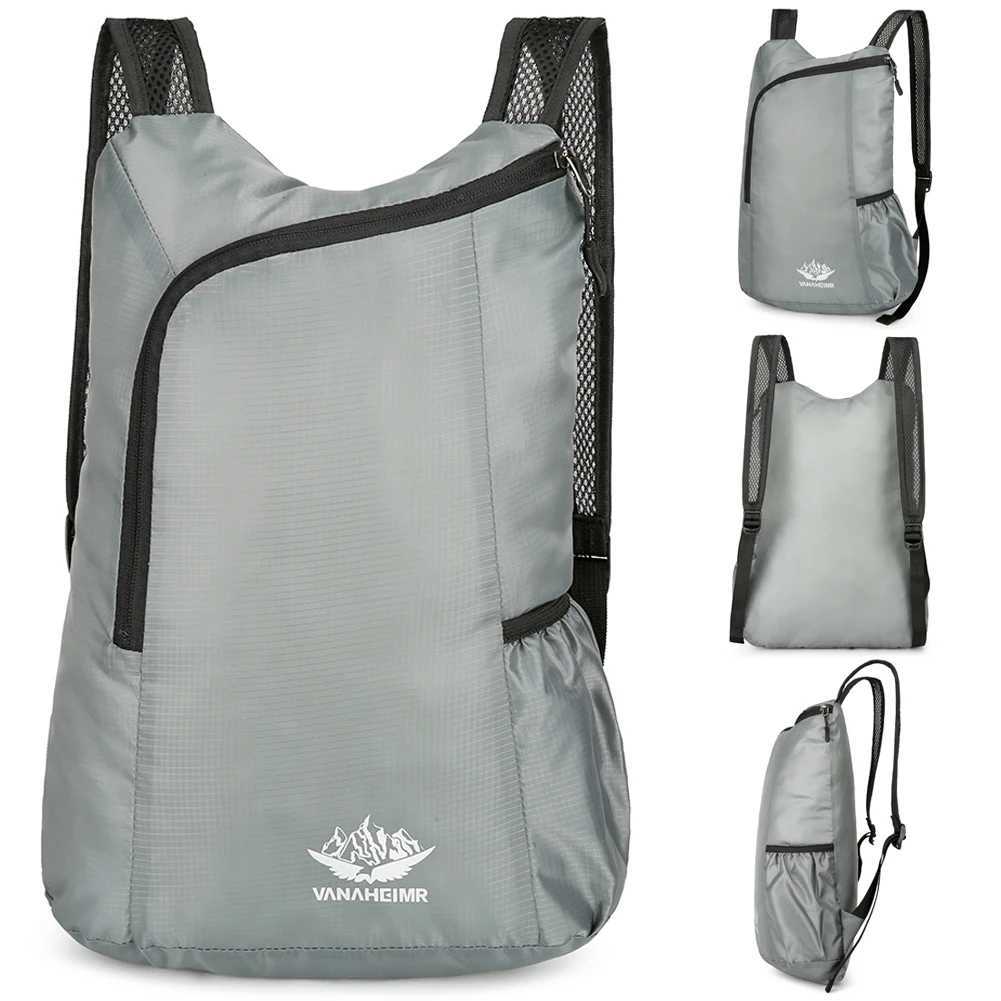 10L Portable Foldable Backpack Ultralight Waterproof Mountaineering Bag Outdoor Climbing Cycling Travel Sports Bag for Men Women W250603