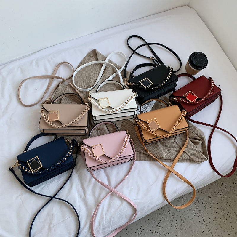 designer Foreign Trade Bag for Women, New Fashionable Versatile Chain Bag, Shoulder and Crossbody Bag, Internet Celebrity Handbag, Small Square Bag