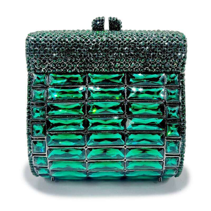 Crystal Glass Women Dress Mini Case Designer Handbags Wedding Bride Clutch Purse Rhinestone Dinner Bag Banquet Clutches
