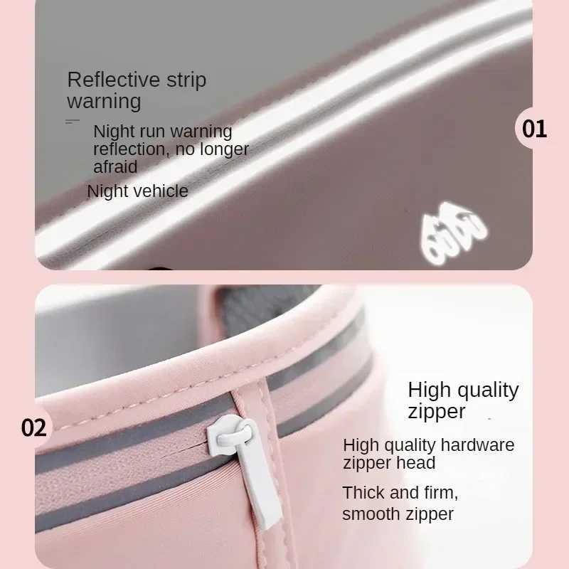 Outdoor Waterproof Invisible Running Waist Bag Sports Fanny Pack Men Women Hidden Black Gym Bags Phone Accessories Backpack W250604