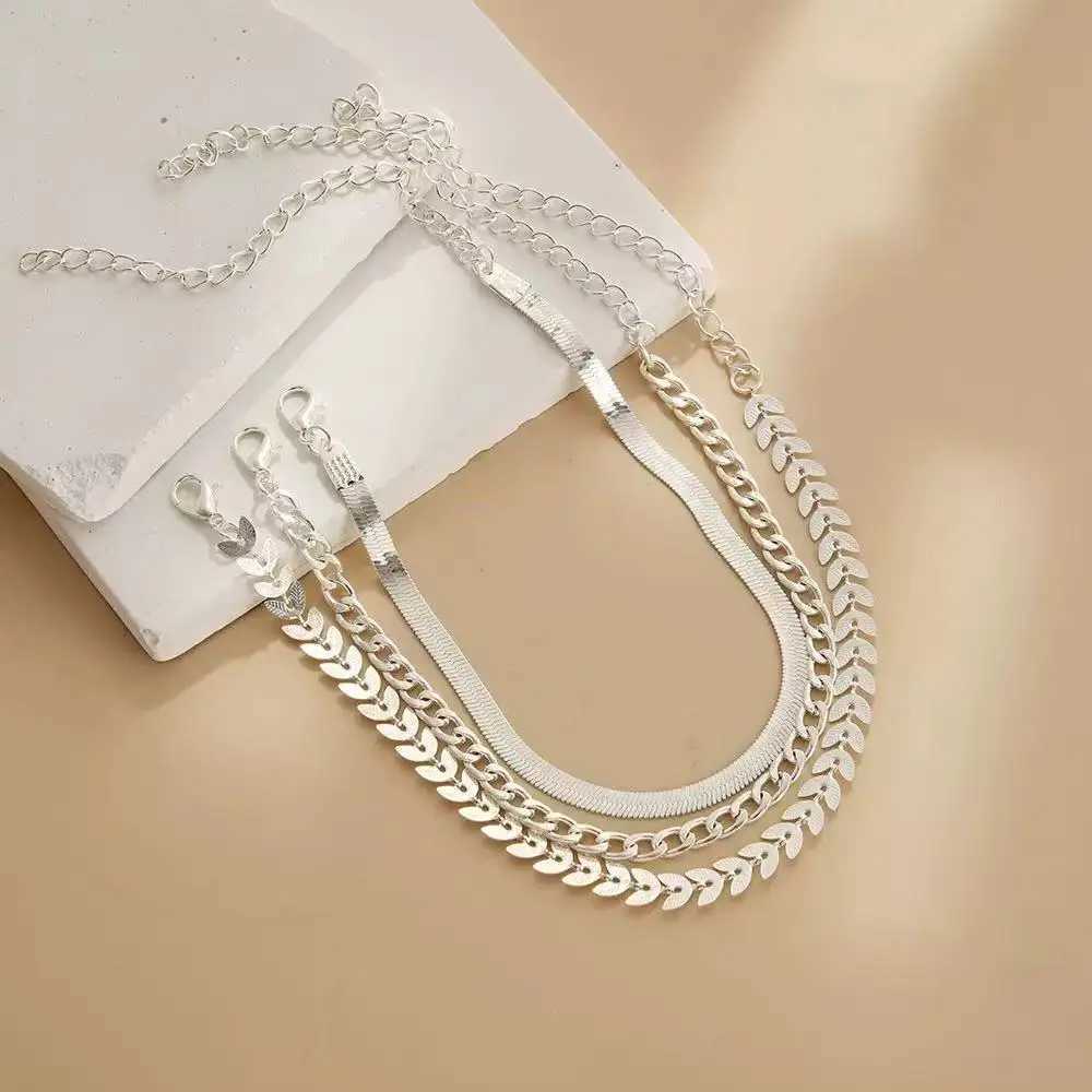 Summer Beach Exquisite 3-layer Chain Anklet Suitable For Friends The Best Gift W250604