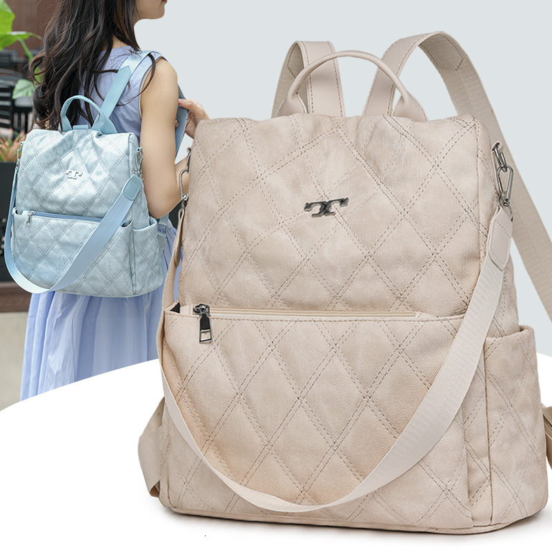 free shipping Cross-border Korean Style Casual Large Capacity Student outdoors Backpack New Simple Commuter Designer bag Style Outdoor Travel Backpack