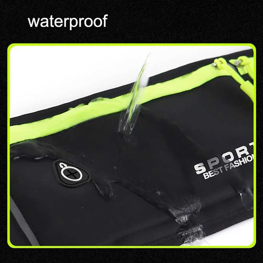 Running Belt Waist Bag with Water Bottle Holder Sports Fanny Pack for Women and Men Hydration Phone Holder Pouch Banana Bag W250604