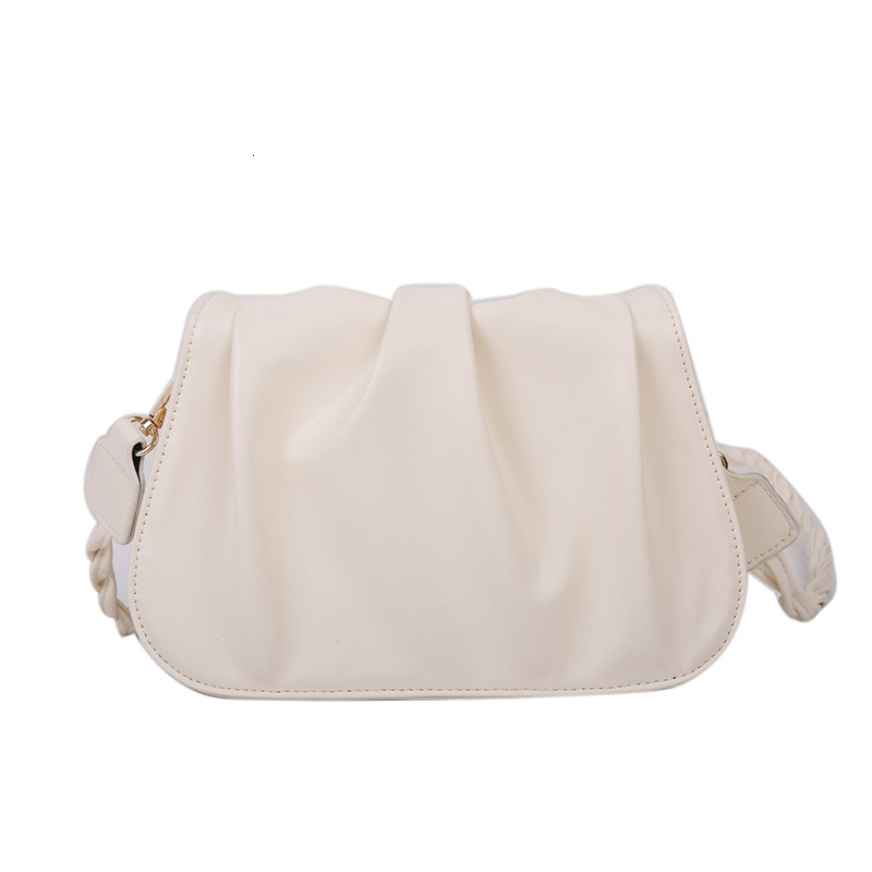 Women's cloud bag new fashionable fairy pleated armpit bag designer women's single shoulder fashionable women's crossbody bag