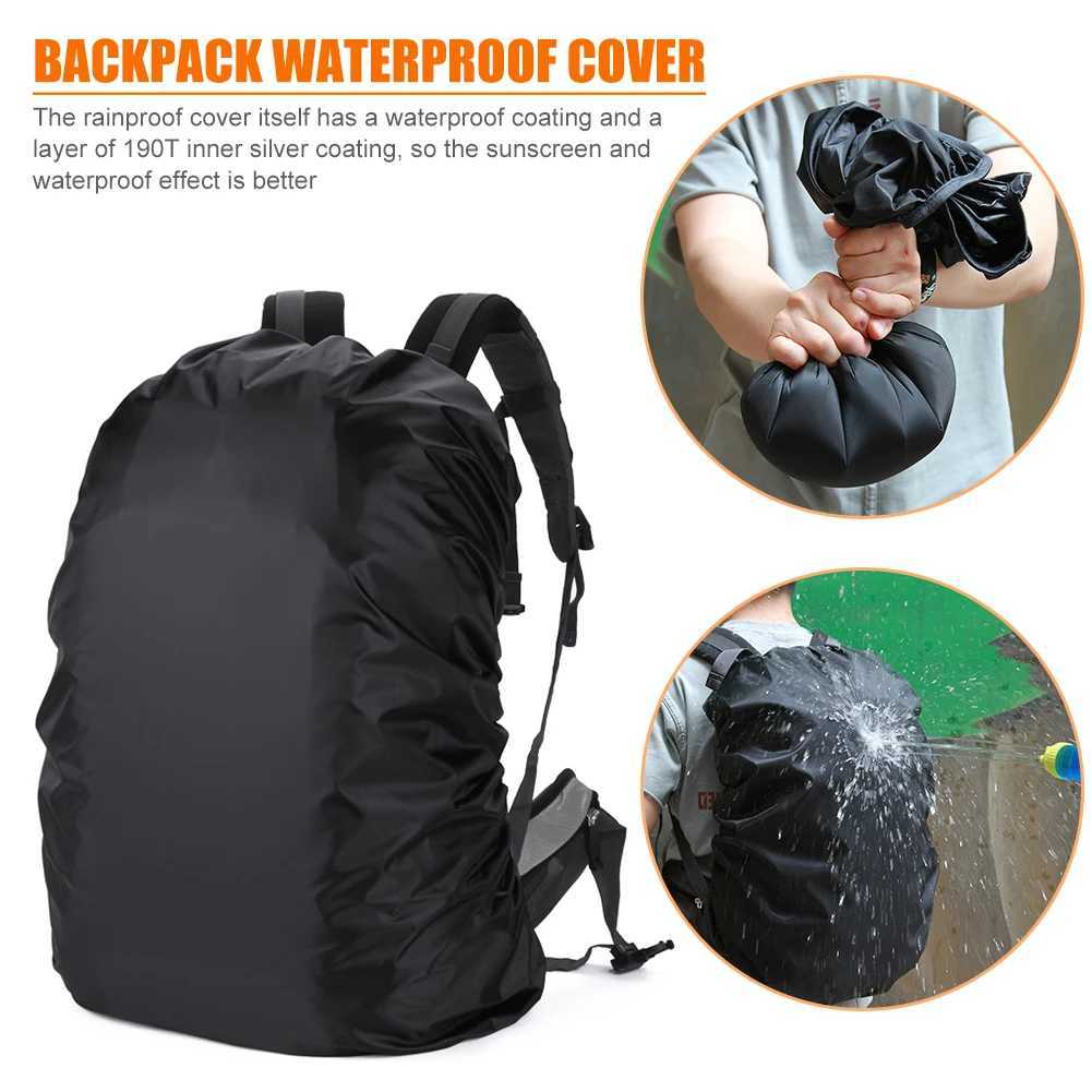 40L 840D Portable Waterproof Backpack Folding Mountaineering Bag Ultralight Outdoor Climbing Cycling Travel Knapsack Hiking Daypack W250603