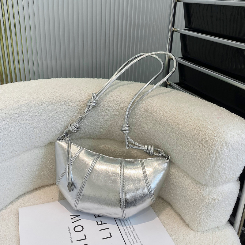 French armpit bag, cow horn bag, new fashionable multifunctional shoulder bag designer, niche women's shoulder bag, crossbody bag