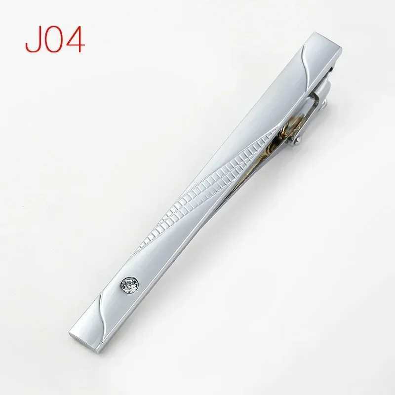 Fashion Simple Pattern Tie Clip Business Casual Party Birthday Gift Mens High-end Versatile Crystal Suit Shirt Accessories W250604