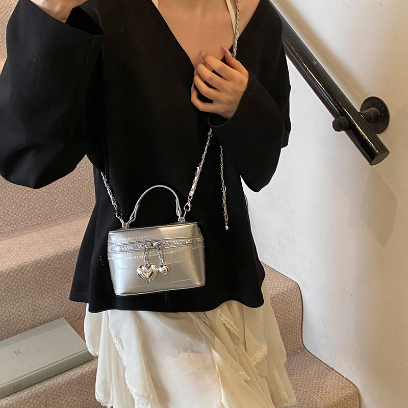 designer High-end Handbag for Women 2025 New Versatile Chain Crossbody Bag Summer Super Popular Handheld Box Small Square Bag