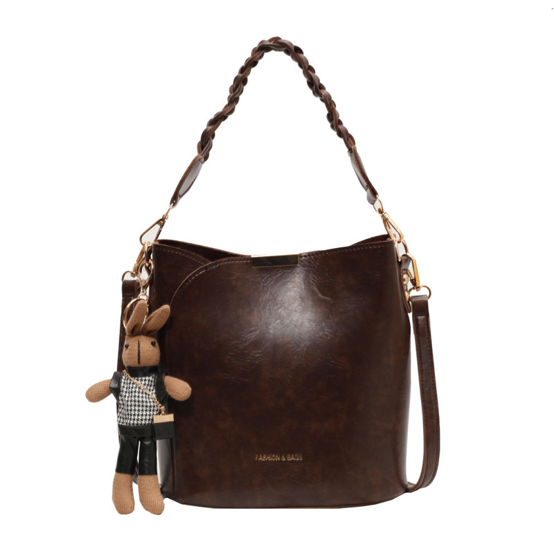 Women fashion s retro niche design new multifunctional crossbody bag hot selling handbag bucket bag designer fashion women s shoulder bag