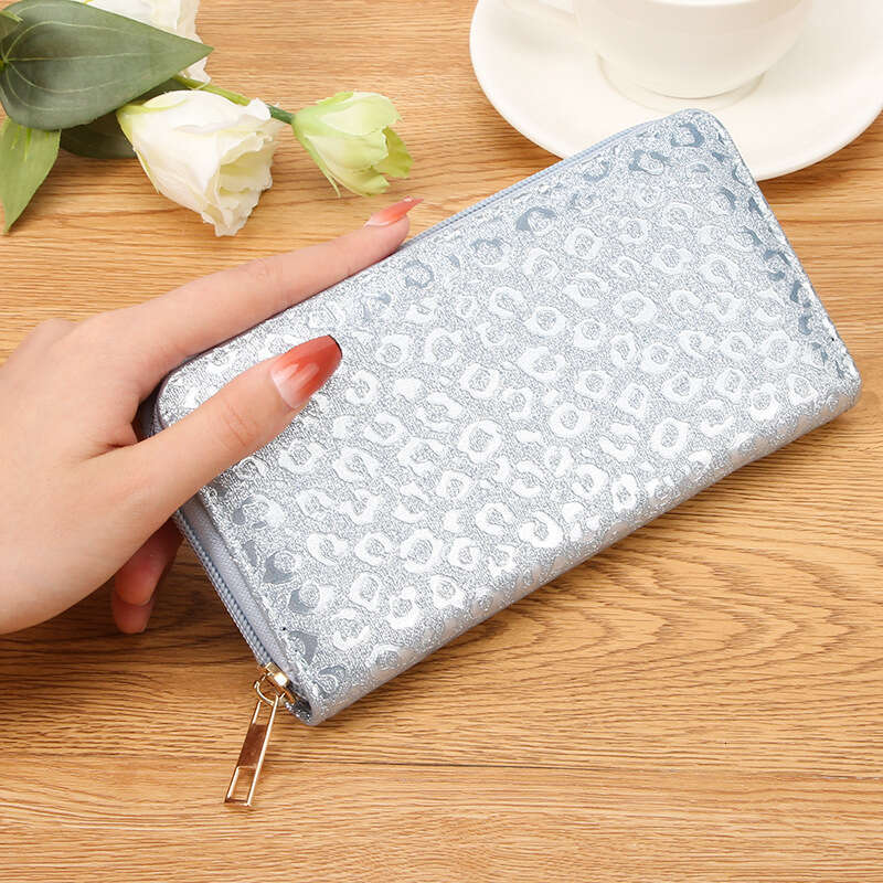 New Style PU Long Women's Zipper Wallet with Multiple Card Slots, Large Capacity Clutch for Coins and Phone