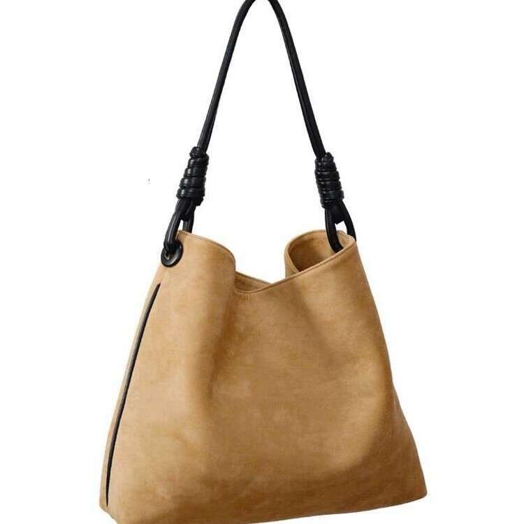 Korean Style Suede Underarm for Women 2025 New Large Capacity Tote Versatile Handbag Shoulder Bag