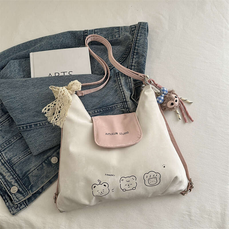 Women's 2025 New Fashion Large Capacity Backpack Versatile Casual Stylish Single Shoulder Tote Bag Multi-use