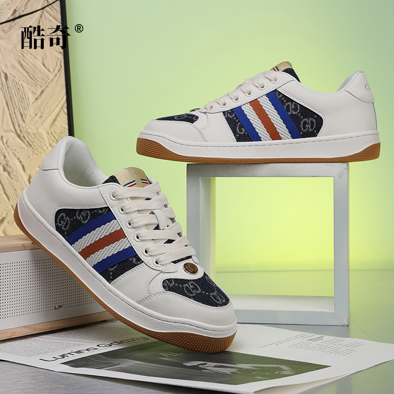Shoes designer Lace up Thick Sole Flat Casual Shoes Mixed Color Patchwork Sneakers Daily vacation Walking Shoes Unisex 6XH4