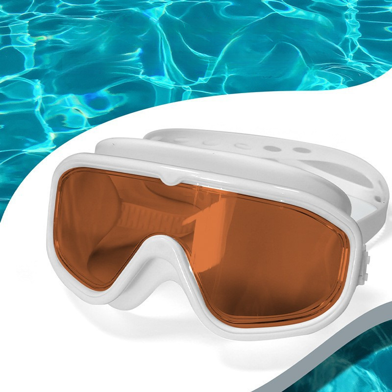 for Adults, Waterproof, Anti-Fog, Anti-Glare, UV Protection, Large Frame Swim Glasses, Diving Goggles, Swimming Goggles