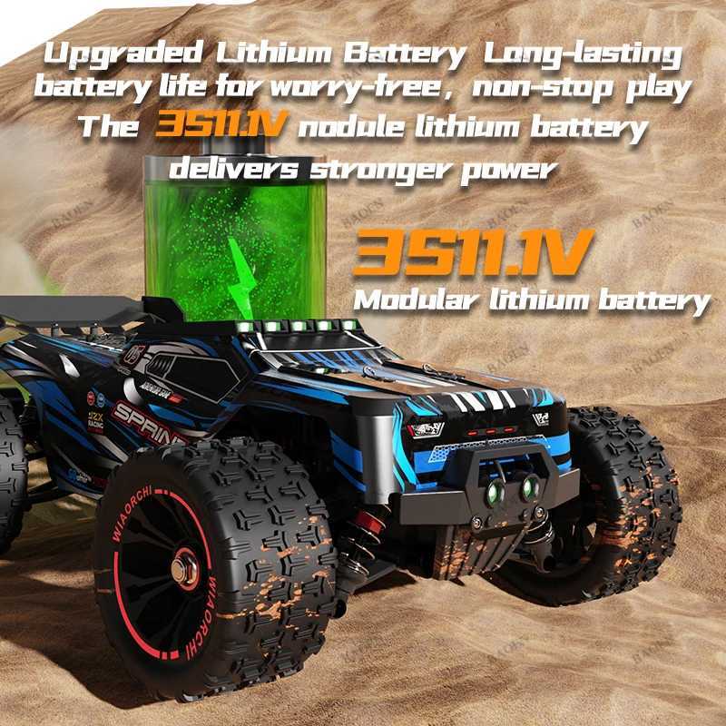 Free shipping 4WD Remote Control Car Off Road 4x4 RC High Speed By Truck Super Brushless 50 or 85KM/H Fast Drift Racing Toy for Kids and Adults
