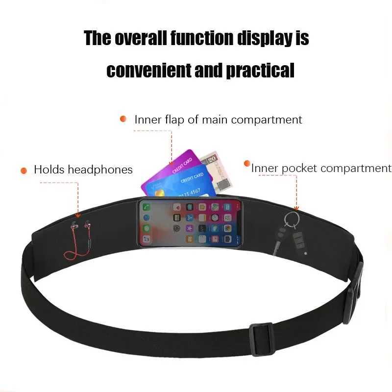 Waist Running Bags for Women Sports Fitness Waterproof for Money Phone Holder Jogging Training Key Belt Bike Accessories Pouch Packs W250604