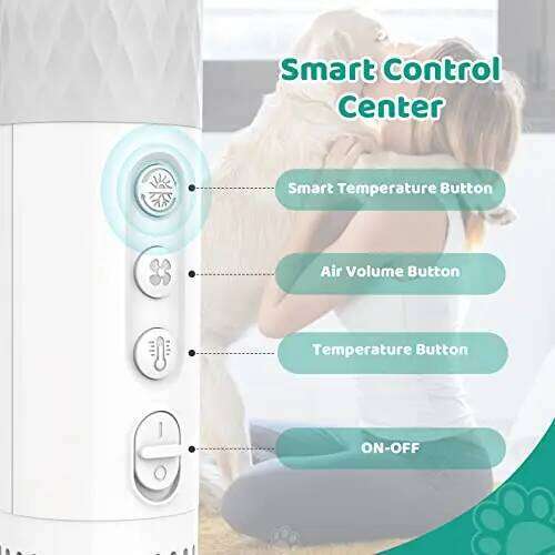 5 In 1 Portable Handheld Dog Blow With Brush For Pet Washing Hair Dryer Dog Grooming Equipment