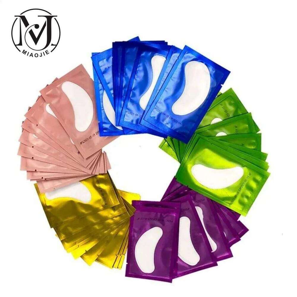 Wrinkles MJ Best Lint Free for Eyelash Extension Eyepatch Latex Pads Under Eye Mask Patch Gel Collagen Crystal free shipping
