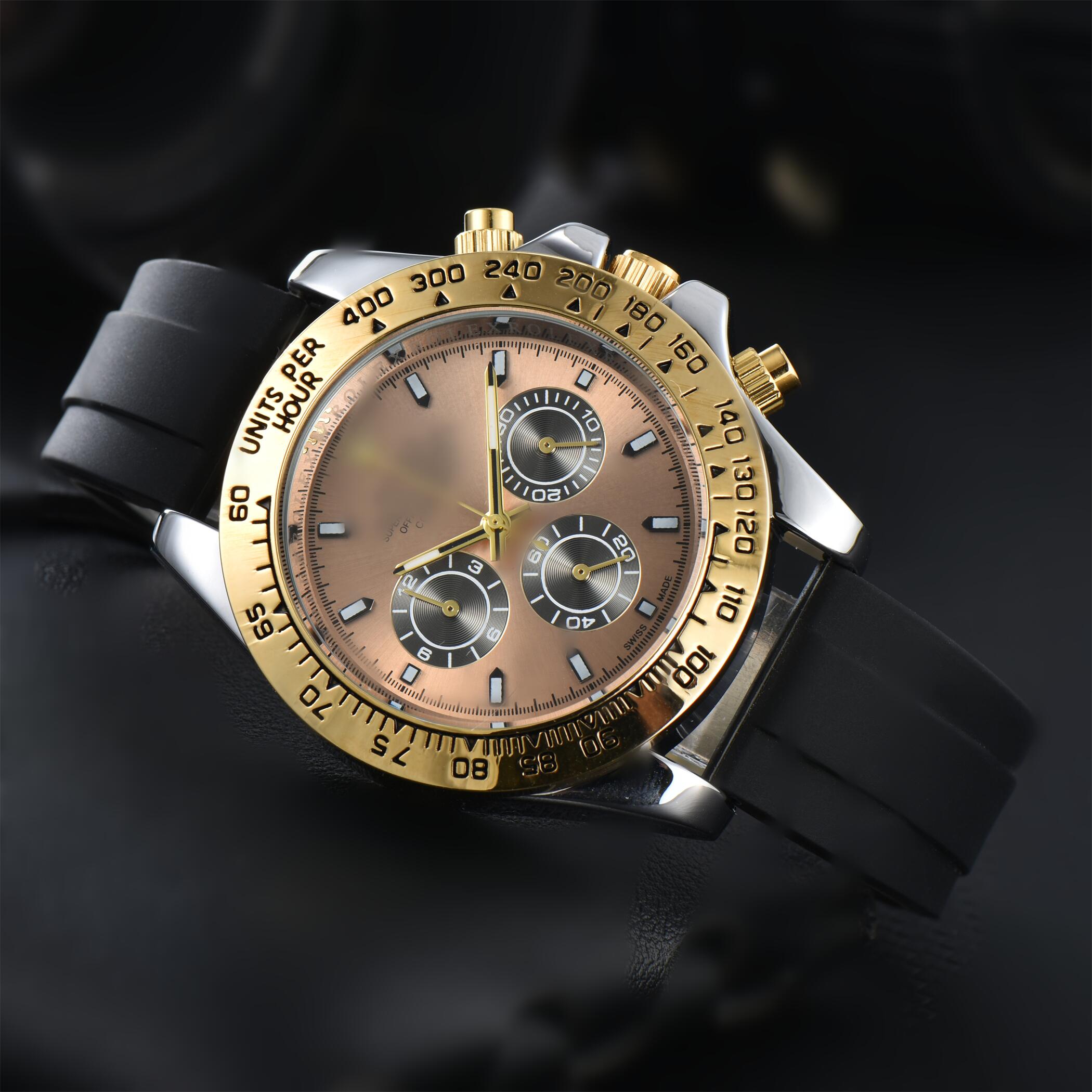 Luxury designer mens womens DAY TONA watches Quartz silicone watch band movement WATCH strap gifts men Wristwatches montre #267