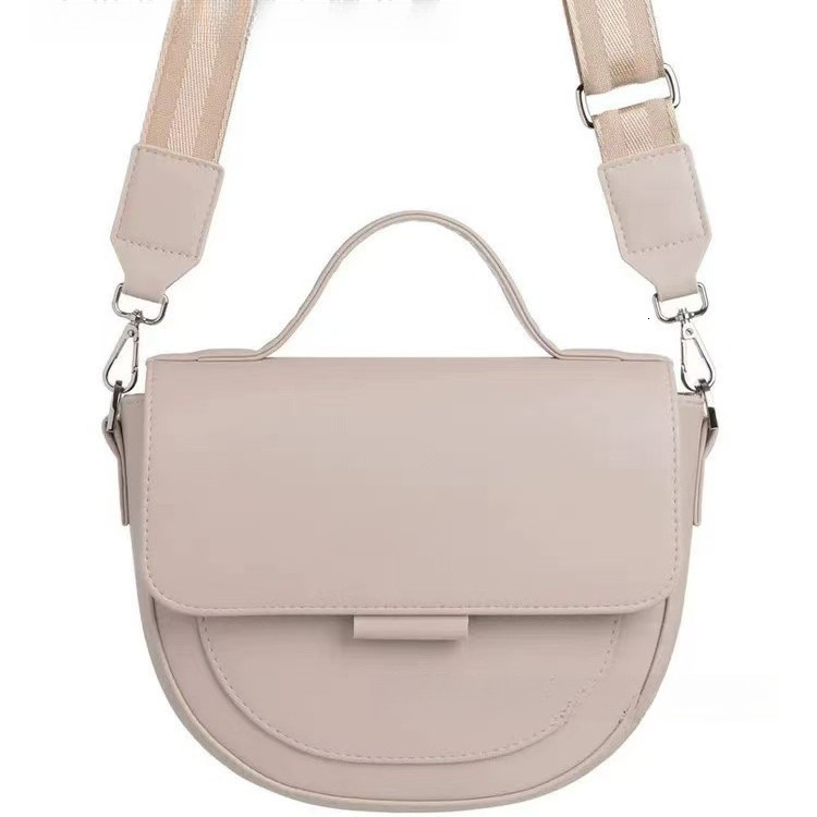 Top Brand High Quality New 2025 New Trendy Women's Crossbody Handbag Saddle Bag Fashion High-end Portable Large Capacity Shoulder Bag New Free De