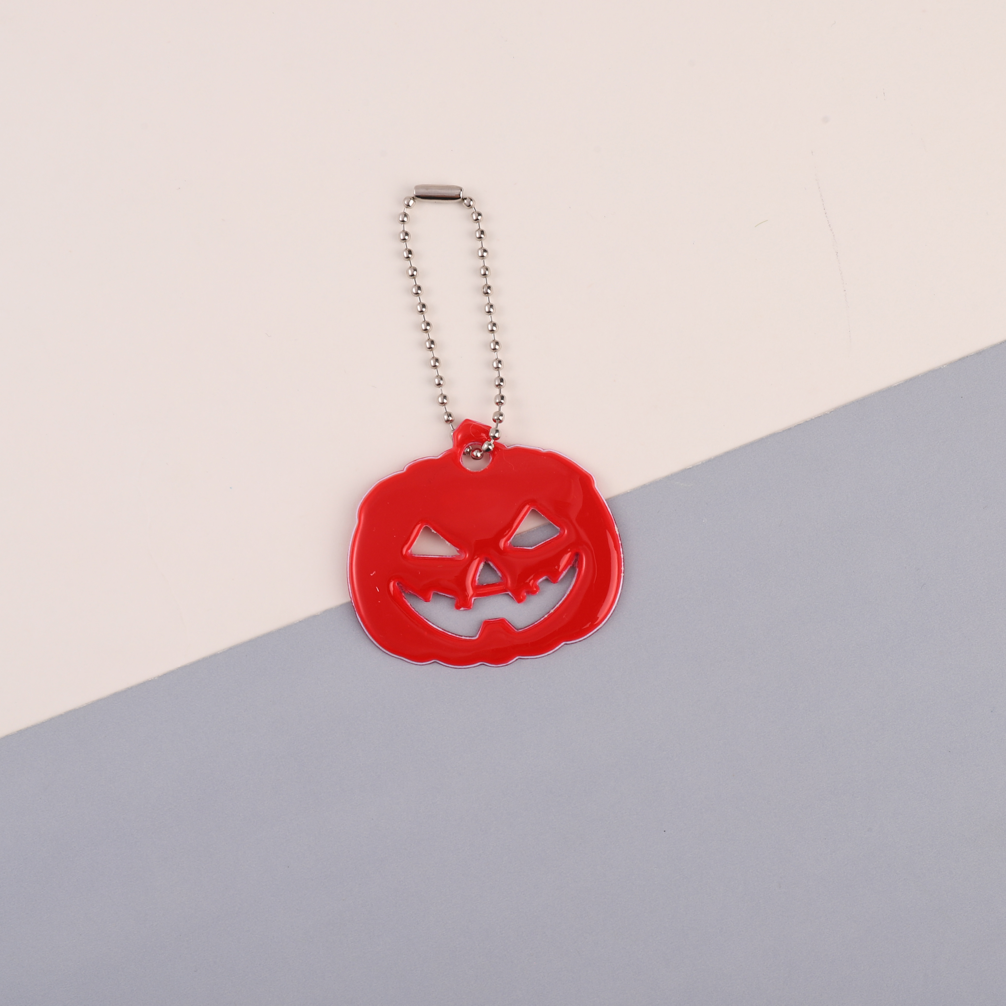 Halloween-Themed Pumpkin Nightlight Hanging Decoration with Creative Reflective Design