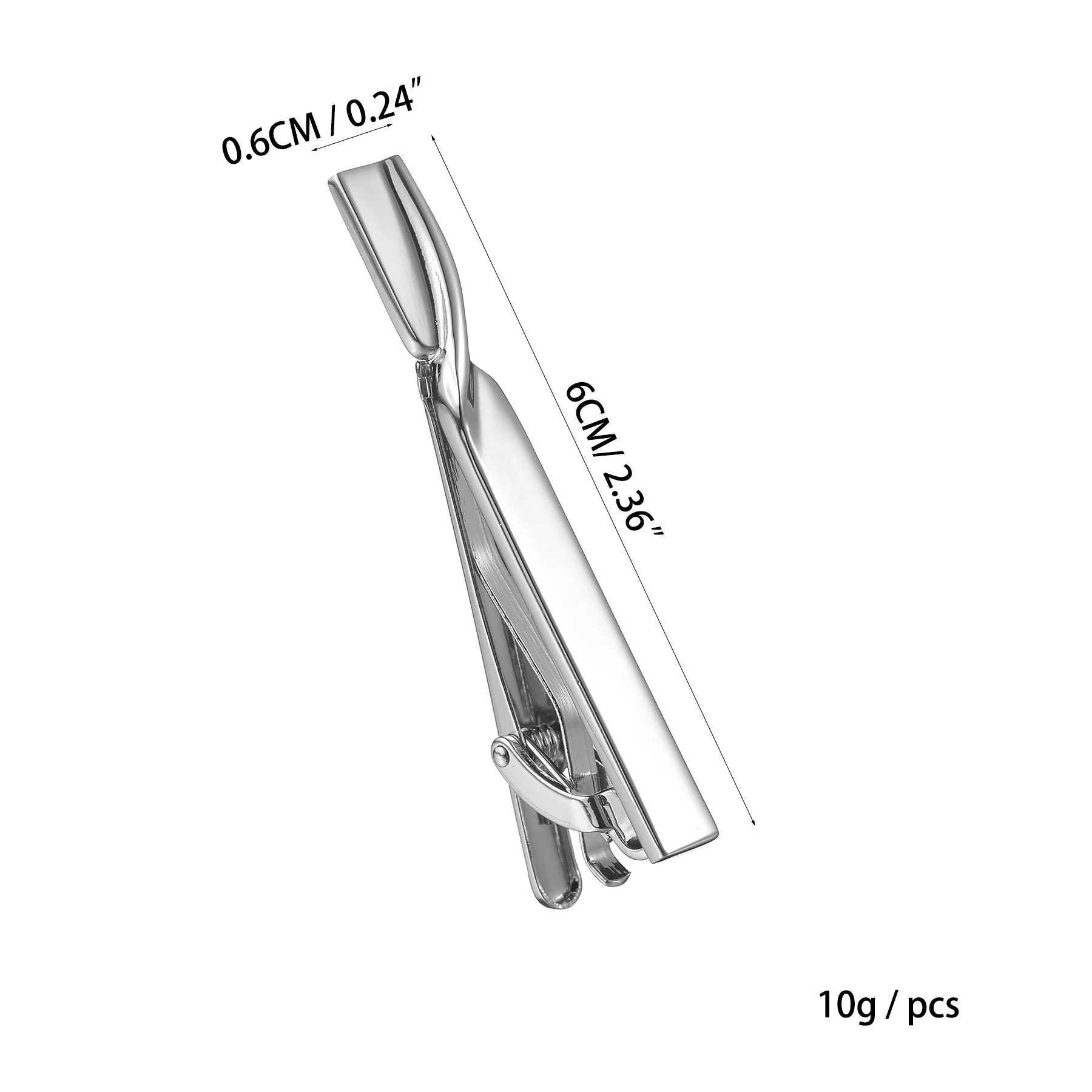 Brand New Metal Tie Clip For Men Wedding Necktie Tie Clasp Clip Gentleman Ties Bar Copper Tie Pin For Mens Accessories Jewelry W250604