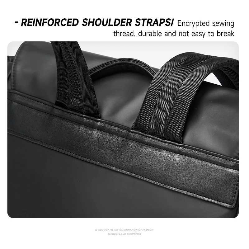 Travel Backpack Men Business Backpack School Waterproof Bag Large Capacity Leather Backpack Casual PVC Bag For Managers TeenagersW250603