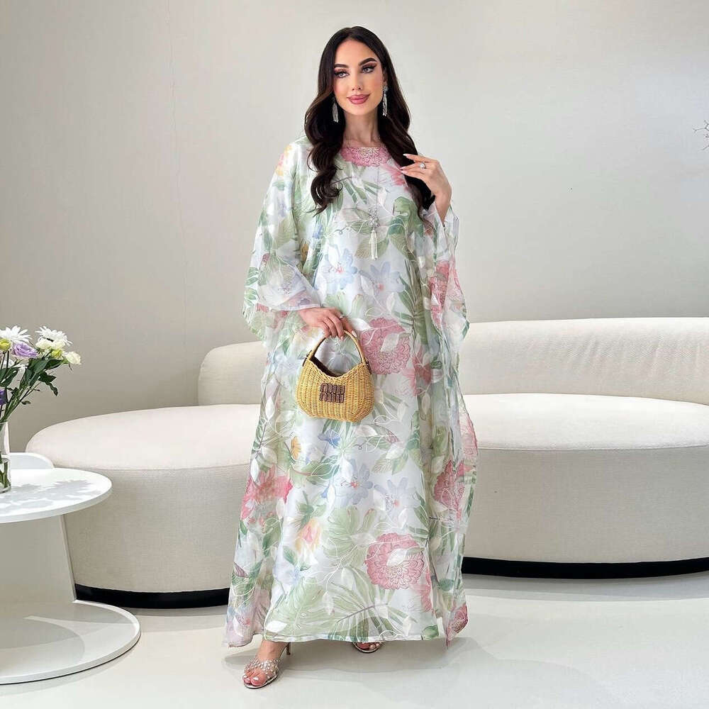 Mq140 Modest New Dubai Elegant Long Robe Pullover Clothing Abaya Women's Wear B5