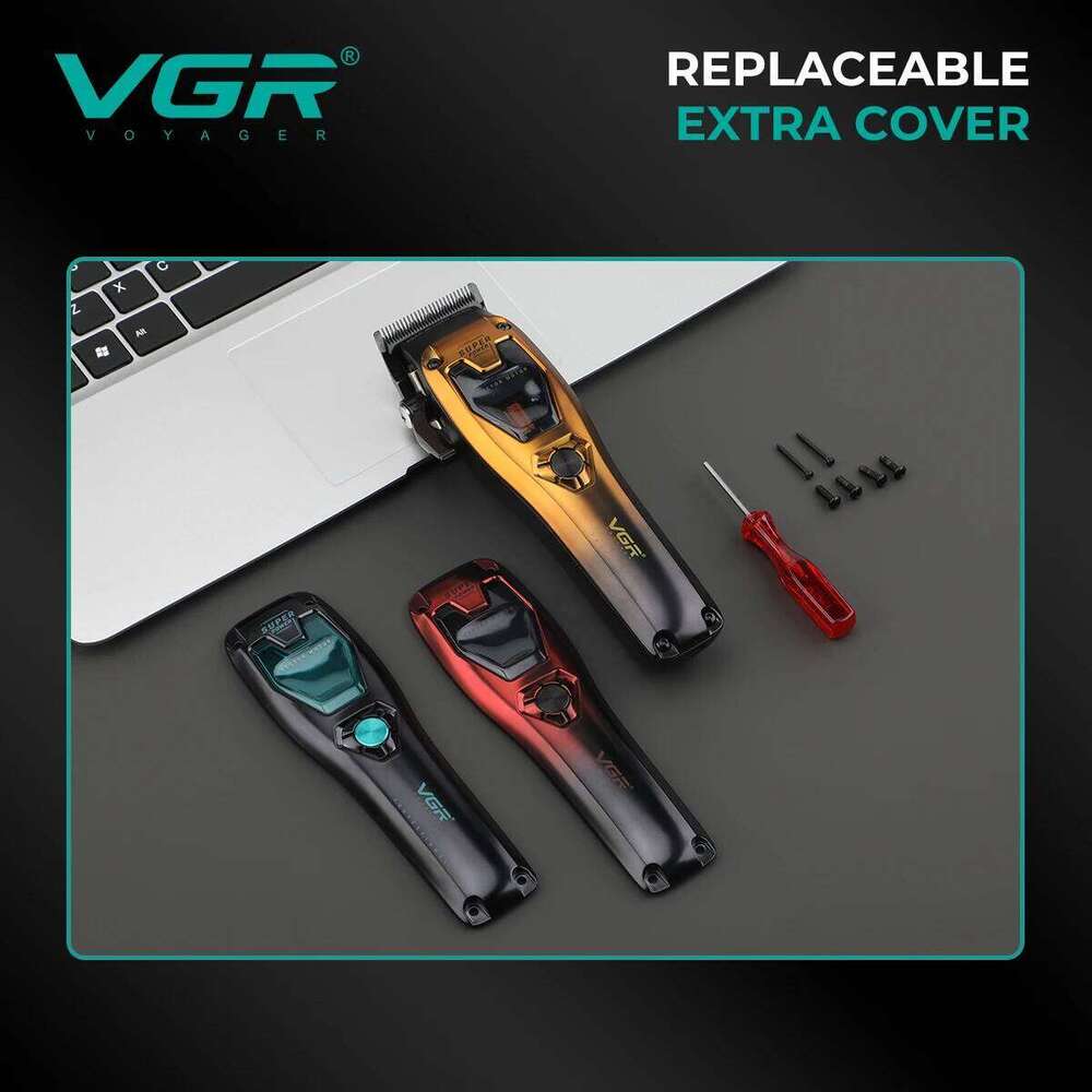 VGR 11000 RPM Professional Hair Cutting Hine Vector Motor Barber Adjustable Electric Trimmers For Men V-668