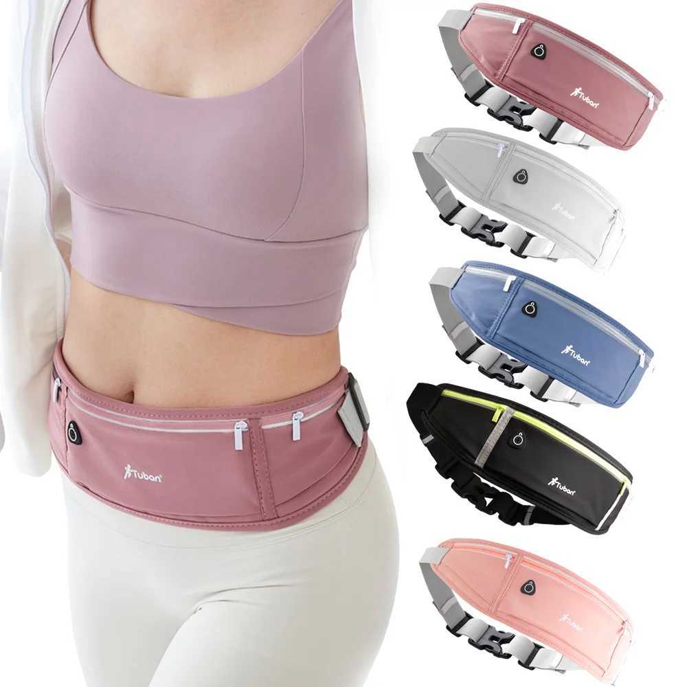 The running waist bag doesnt shake when holding a mobile phone. Large-capacity mountain climbing cycling and sports waist bag A-DH W250604