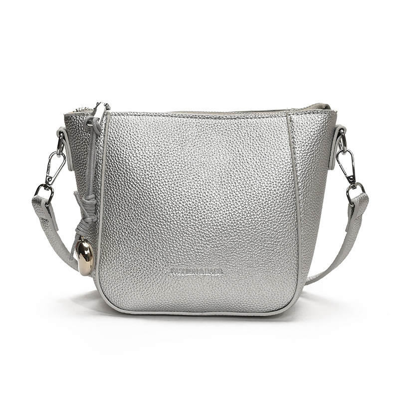 designer 2025 New High-Quality Texture Korean Style Simple Casual Bucket Bag for Women Fashionable Texture Commuter Shoulder Crossbody Bag for Women